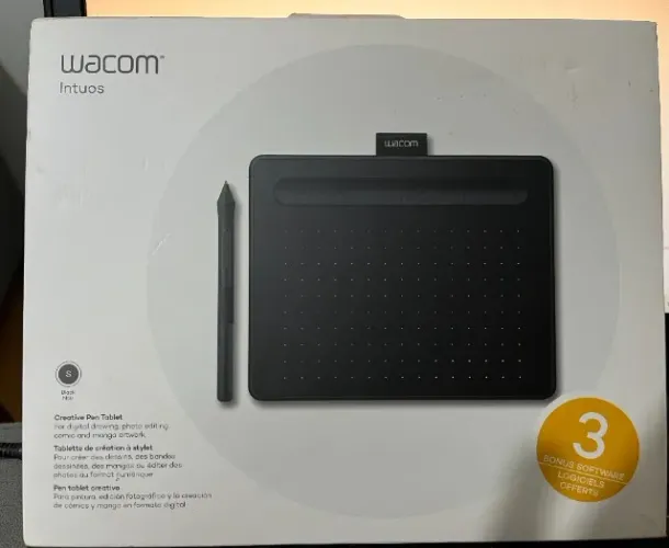 Mesa Digitalizadora Wacom Intuos CTL4100, Pequena, 4", Preto