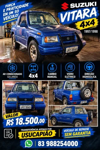 Suzuki Vitara JLX Metal 1.6 8V 2P 1998