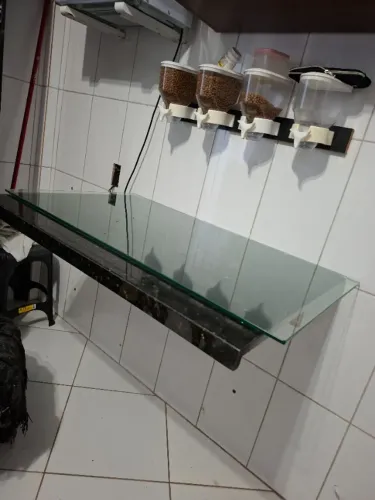 Vidro TEMPERADO Mesa/Balcão