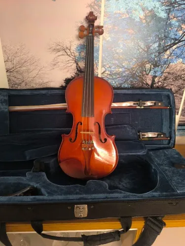 Violino Eagle 4/4 semi novo com case luxo + acessórios, impecável
