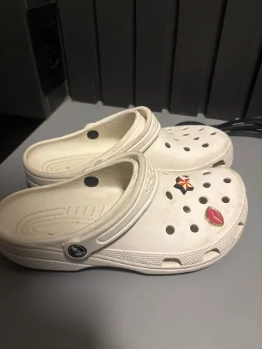 Crocs Bege Tamanho 36-37 usada