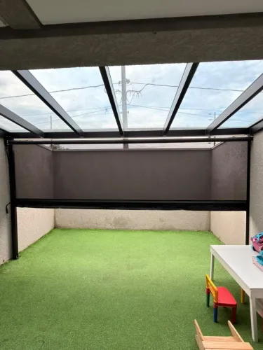 Cortina para extensão de cobertura e Garagem