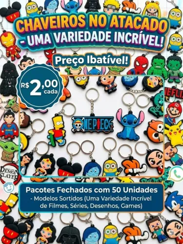 Chaveiros sortidos