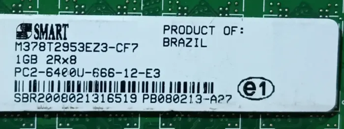 10 Memorias 1GB DDR2