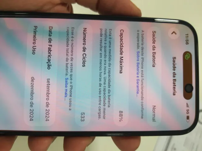 iPhone 15 128 GB - Excelente estado - Com caixa e nota fiscal