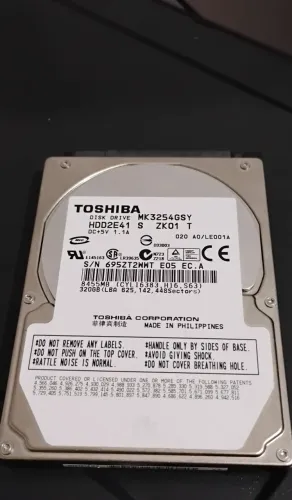 HD 320GB + RAM 2x de 2GB Notebook