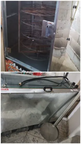 Máquina de Frango e Assados + Forno Industrial