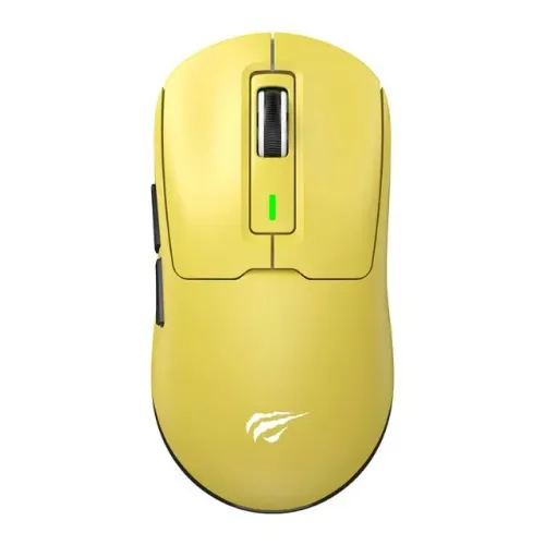 Mouse Gamer 8000 DPI Havit MS969SE Tri-Mode Wireless Amarelo