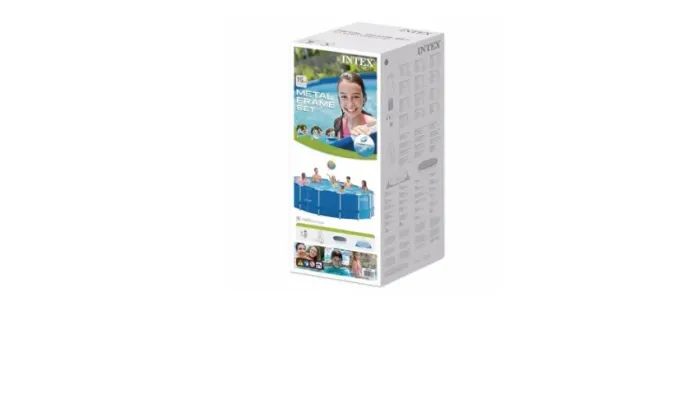 Piscina Circular de Armação de Metal Ultra 16.805 Litros com Bomba Filtro Intex