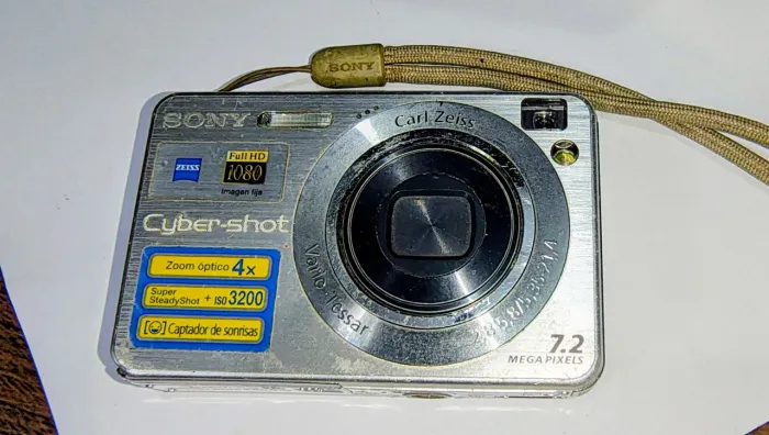 CAMERA DSC W120 FUNCIONANDO C BATERIA SEM CARREGADOR