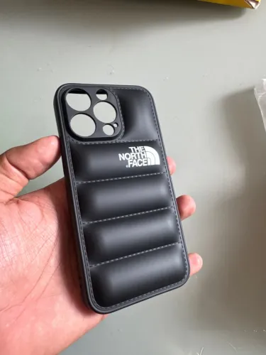 Capinha capa iphone the north face puffer 