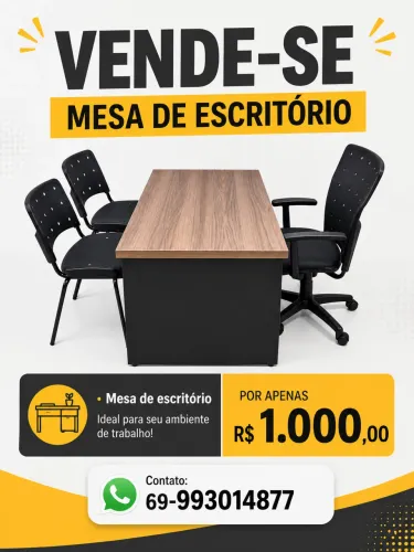 Jogo de mesa escritório