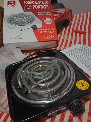 Fogareiro Elétrico Novo