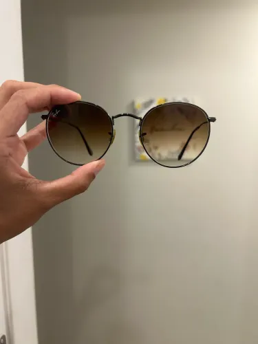 Rayban original masculino marrom degradê