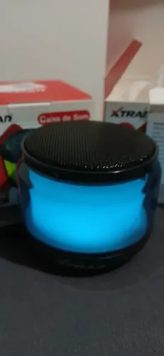 Mini caixa Bluetooth com Led(novas)