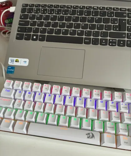 Teclado redragon branco