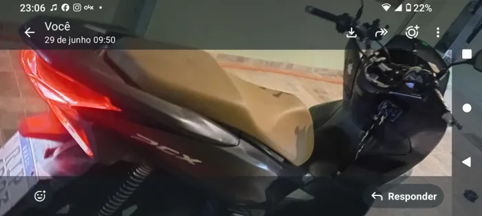 Moto muito nova..nada a fazer