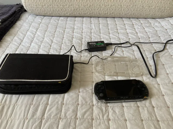PSP 3001 Original Sony + Case + Capa Acrílica