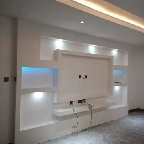 Painel TV - Gesso + Elétrica