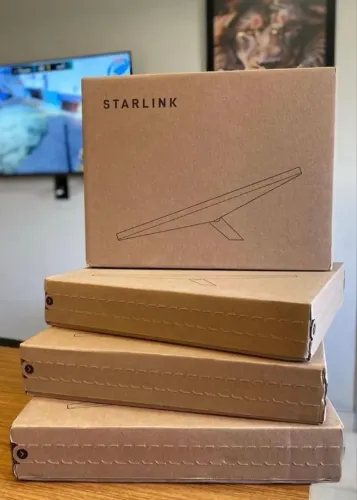 Internet Satelite Starlink Mini Kit Tudo Em Um LOJA FISICA NO COIMBRA LACRADO