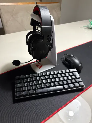 Periféricos gamer, kit gamer: mouse, headset, teclado, mousepad e suporte