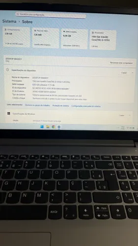 NOTEBOOK LENOVO i3 13º Geração