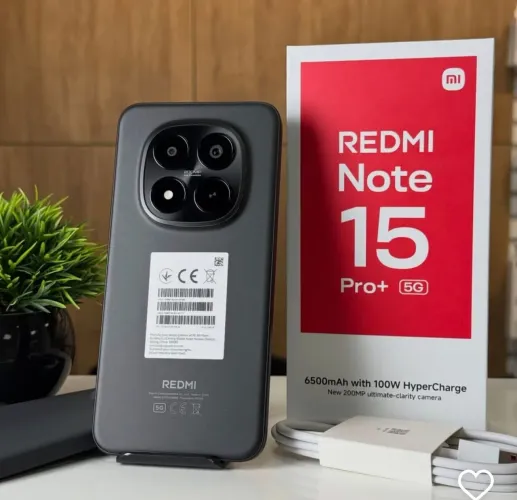 Xiaomi Redmi Note 15 PRO PLUS+ 5G 512/24GB. Lançamento 2026.. novo lacrado com garantia 