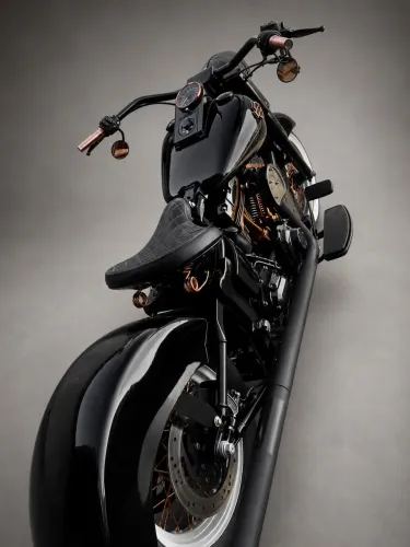 Harley. Obra de arte sobre duas rodas