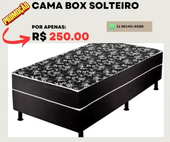 cama box solteiro