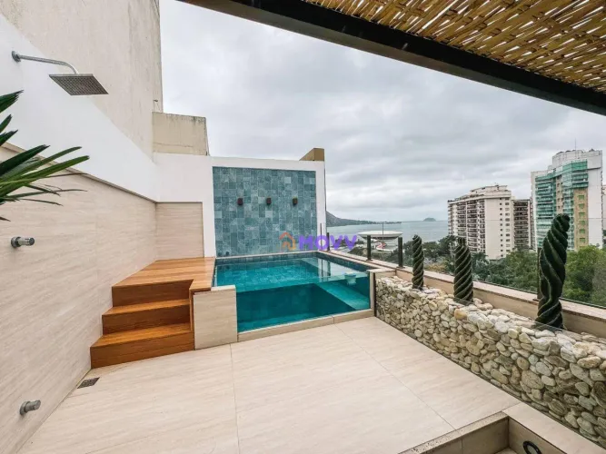 Cobertura com 3 dormitórios à venda, 239 m² por R$ 3.450.000,00 - Ingá - Niterói/RJ