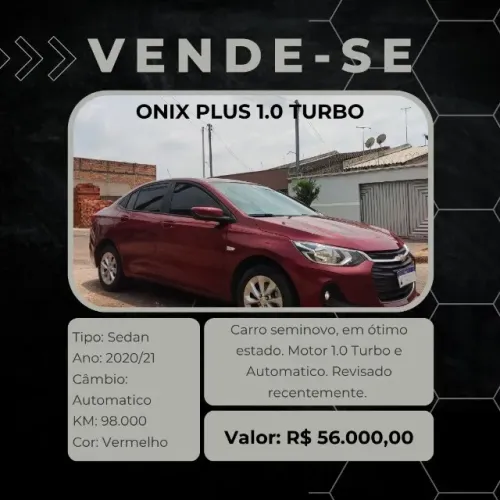 Chevrolet Onix Plus LTZ 1.0 12V TB Flex Aut. 4P 2021