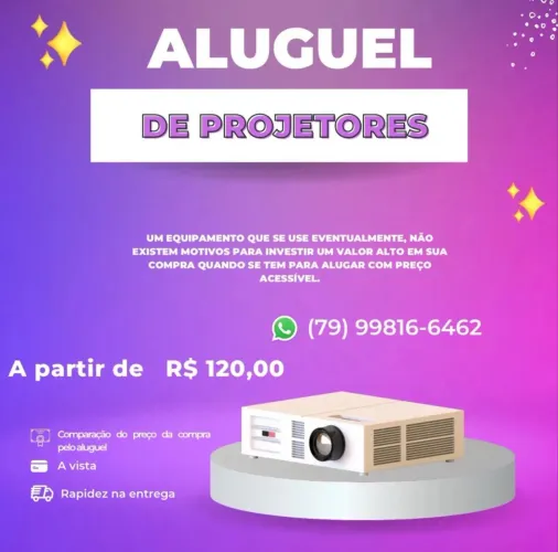 ALUGUEL PROJETOR