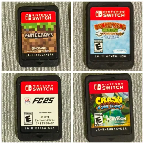 LOTE 4 JOGOS NINTENDO SWITCH