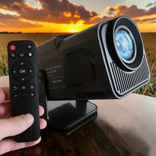 TV Smart Projetor Wifi Bluetooth Com Netflix e Youtube Full Hd 4k Novo Lacrado
