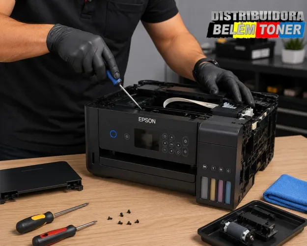 Manutenção em impressoras multifuncionais