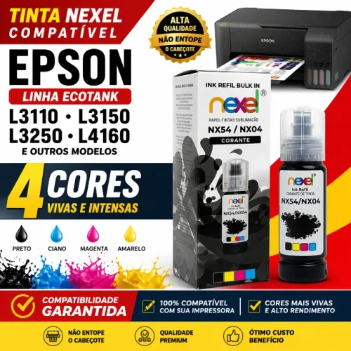 tinta similar para impressora epson 544/504