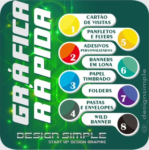 PANFLETOS / CARTÃO DE VISITAS / ADESIVOS / BANNER / PAPEL TIMBRADO / PASTAS / ENVELOPES ET