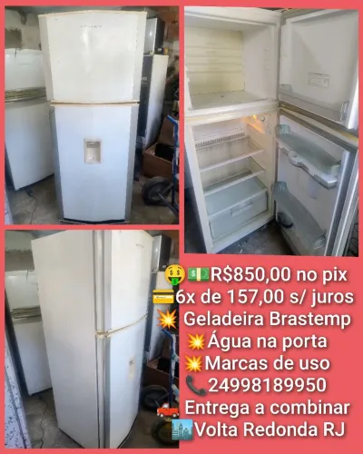 Geladeira Brastemp água na porta