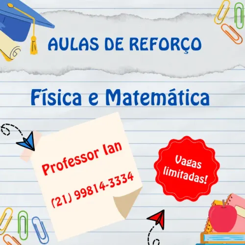 Matemática e Física - Aulas particulares e Reforço Escolar