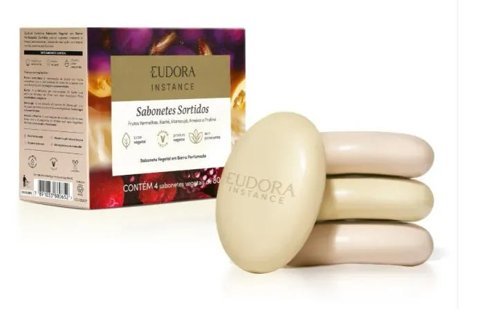 Caixa de sabonetes Eudora 