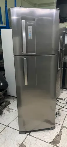 Geladeira inox 