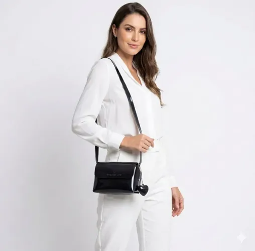 Bolsa transversal pequena
