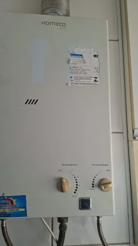 Aquecedor de água a gas natural 22 litros Komeko