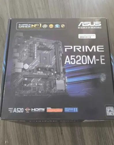 Ryzen 5 4650G + Placa Mãe a520 Asus Prime, envio gratis olx