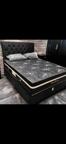 Cama casal colchão base