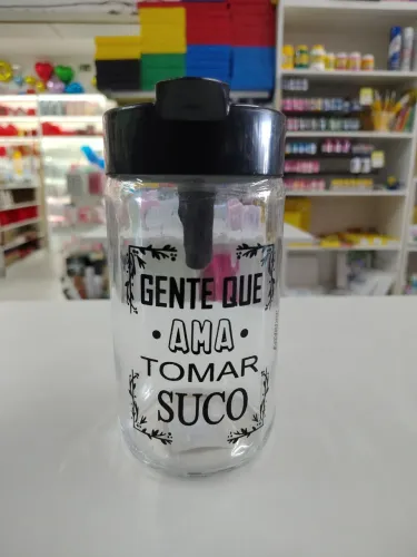 Jarra de Suco Preta Vidro 800ml