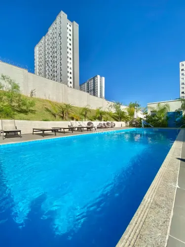 Apartamento padrão à venda com 2 quartos, 1 vaga demarcada e lazer completo, Mantiqueira,