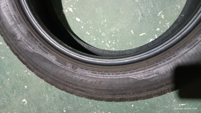 Vendo 4 pneus medidas 215/55 aro 17 Goodyear