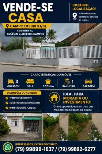 Casa em campo do Brito