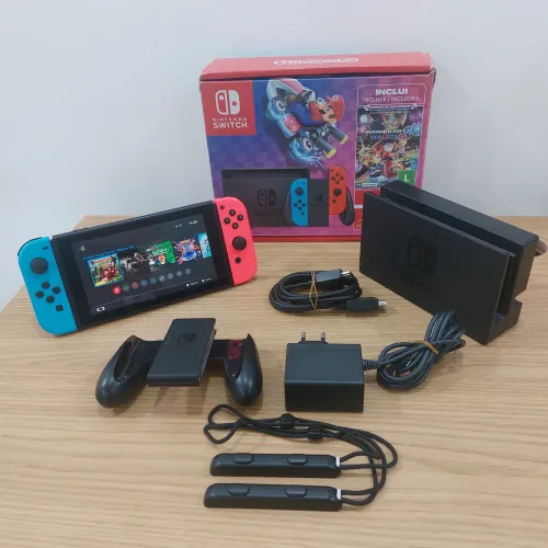 NINTENDO SWITCH DESBLOQUEADO COM 12 JOGOS COMPLETO